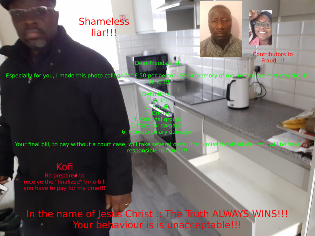 Kofi Acheampong - Collage of Photos - The Police Know My Opinion

From DobroMir Petrov.

In the name of Jesus Christ :: The Truth ALWAYS WINS!!!